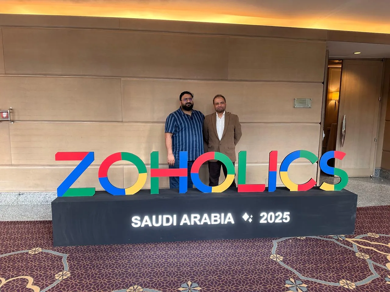 Our team at Zoholics Saudi Arabia 2025